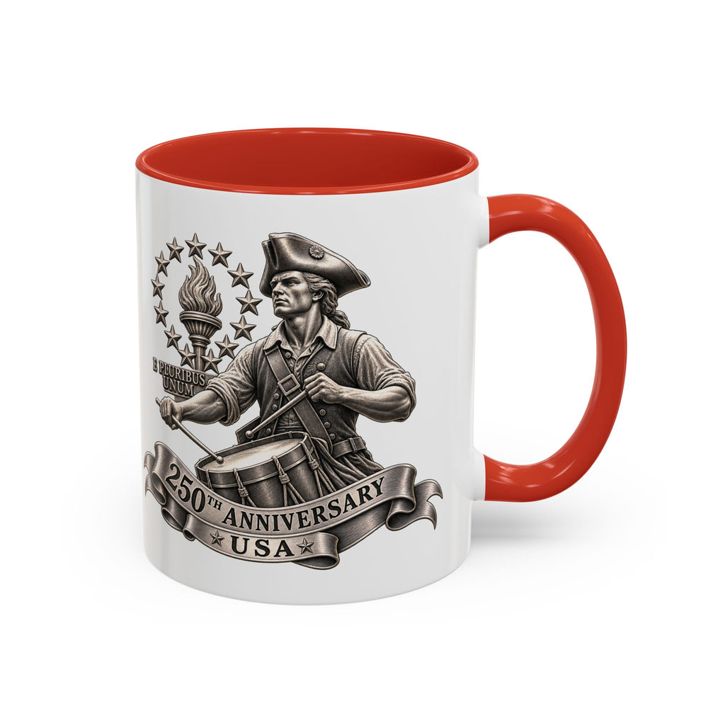 250th Anniversary USA Drum-Major Accent Coffee Mug