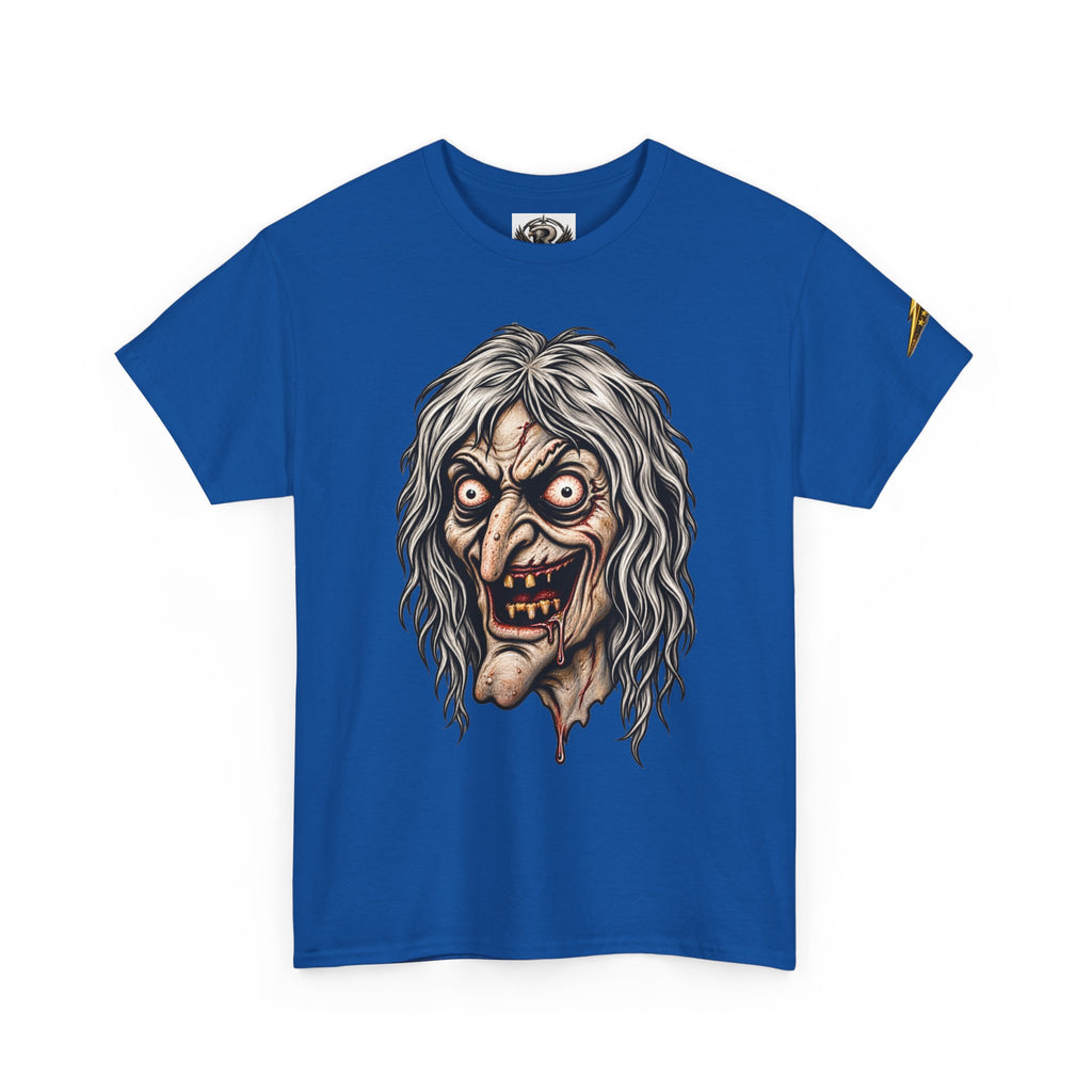 Horror Witch Face T‑Shirt — Creepy Vintage Monster Graphic Tee