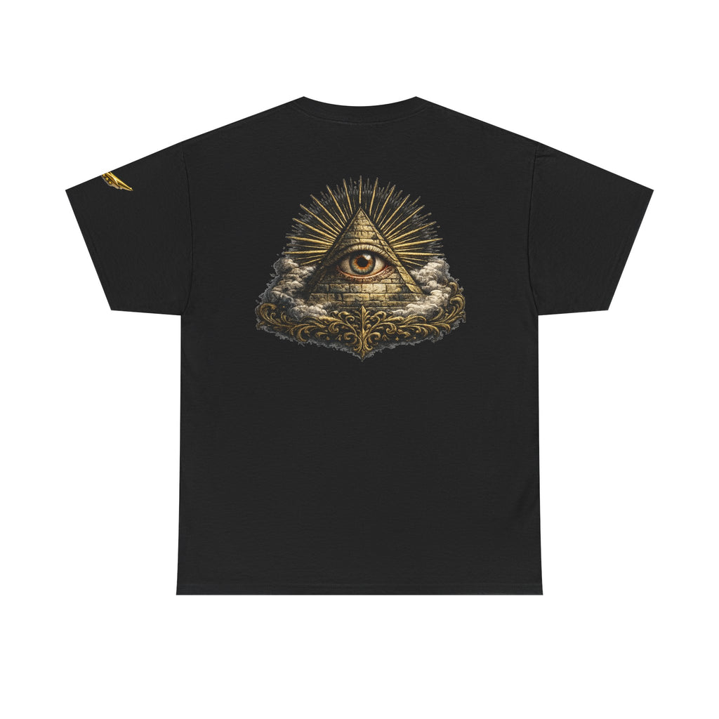 All-Seeing Eye Graphic T-Shirt — Occult Pyramid Art Tee