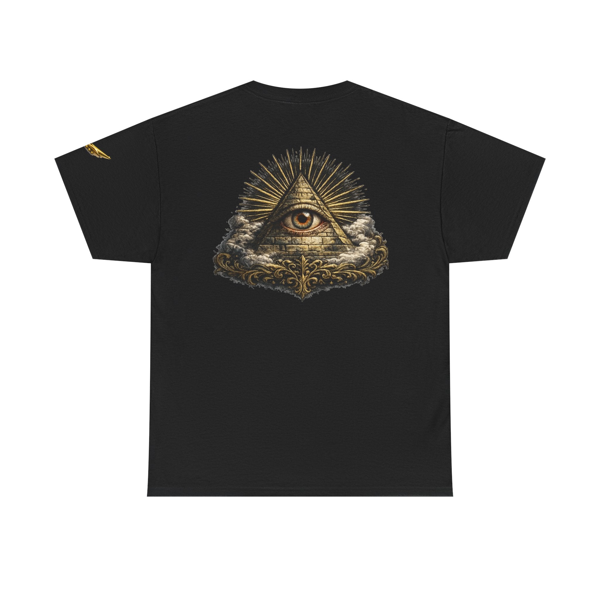 All-Seeing Eye Graphic T-Shirt — Occult Pyramid Art Tee