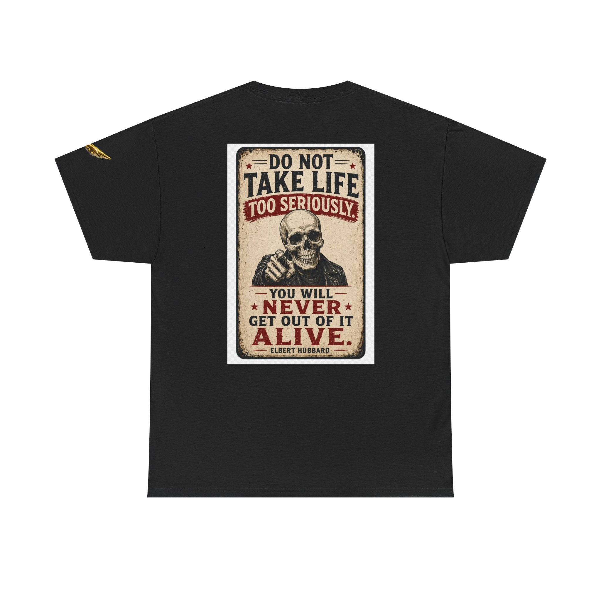 Do Not Take Life Too Seriously Skull T‑Shirt – Vintage Sarcastic Quote Tee