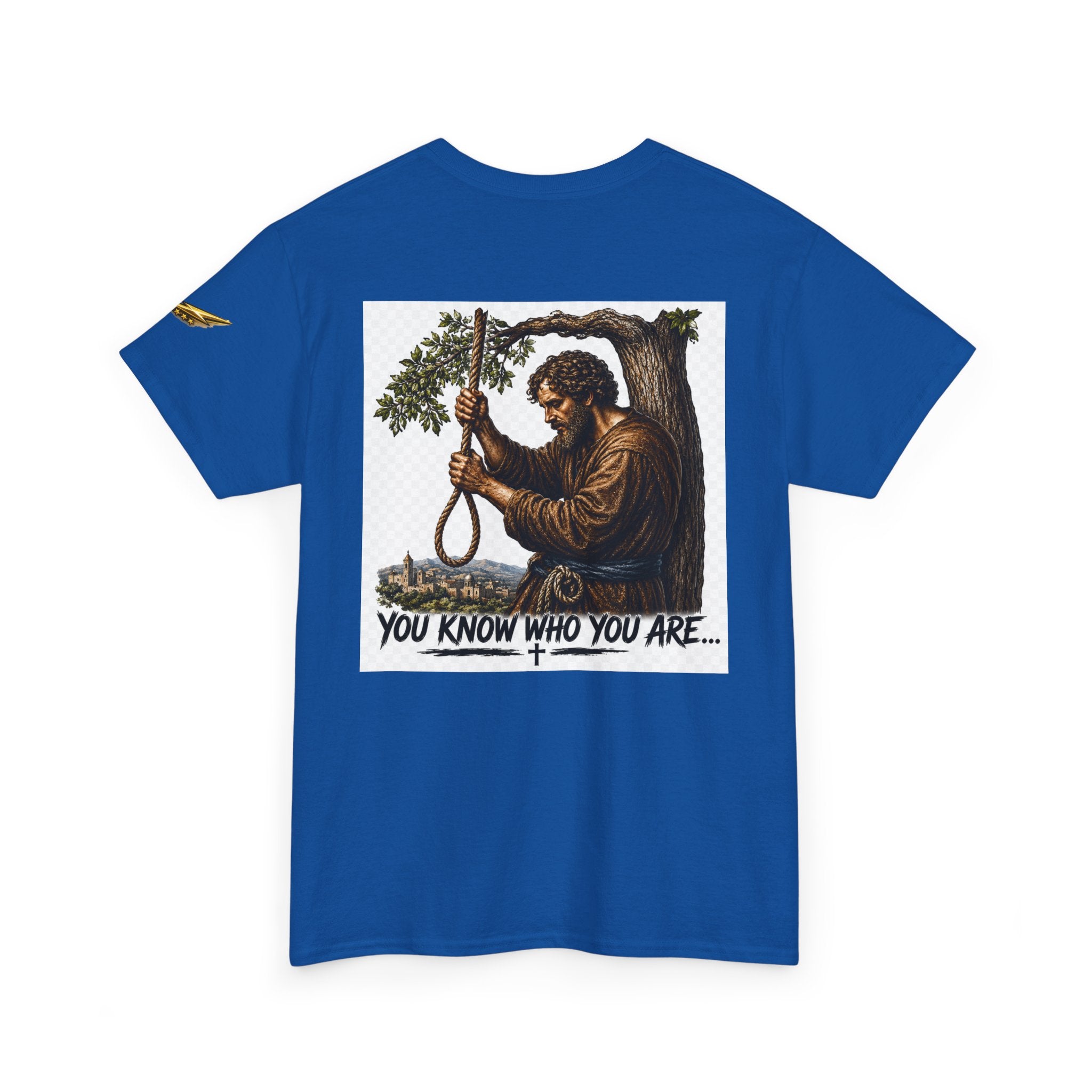 T‑Shirt — 'You Know Who You Are' Vintage Hangman Judas Graphic Tee