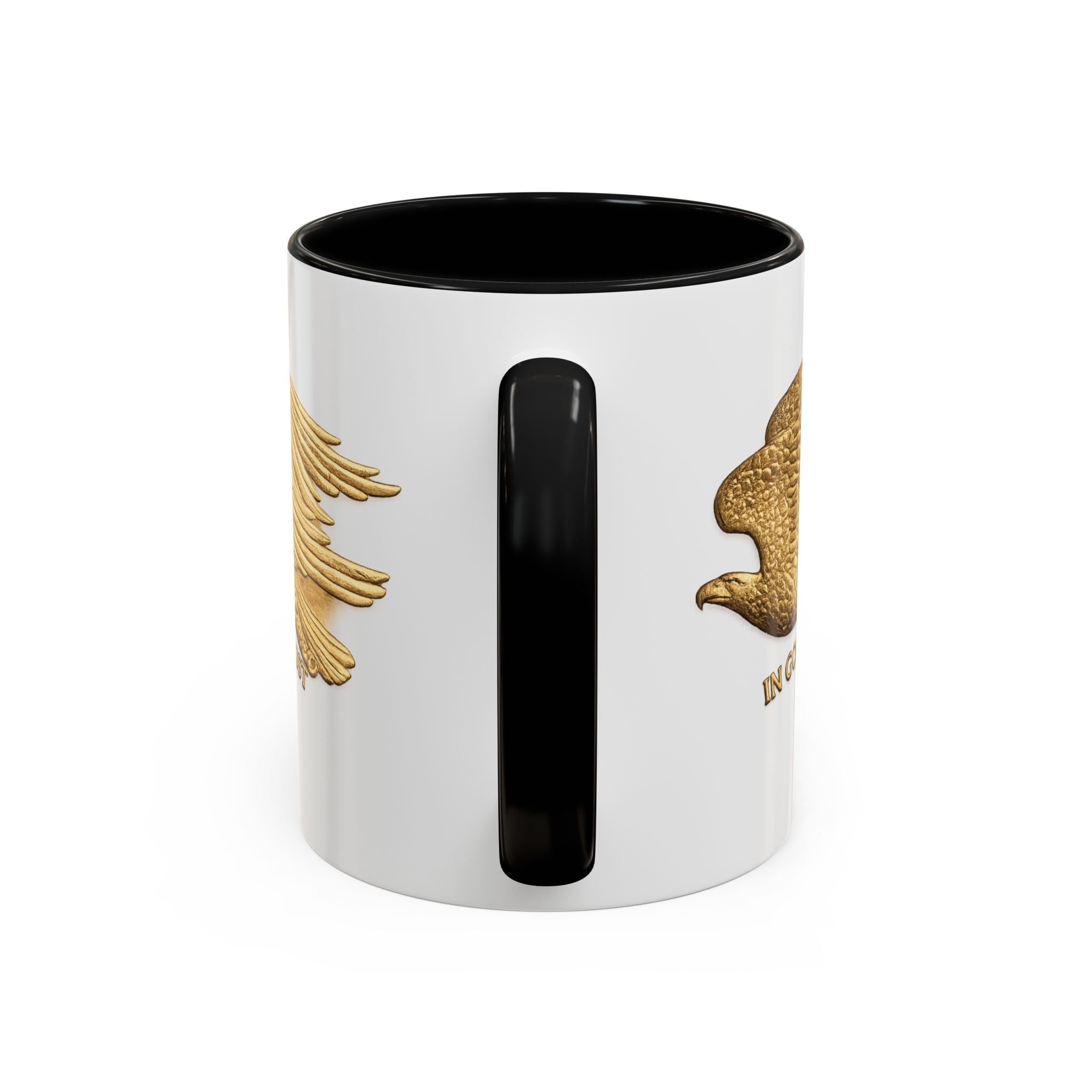 Gold Eagle "In God We Trust" Accent Coffee Mug