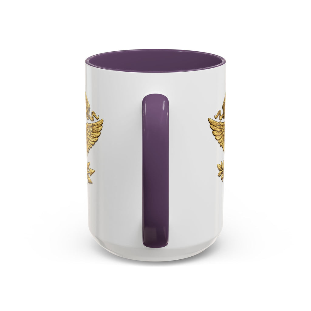 Gold Eagle 'In God We Trust' Accent Coffee Mug — Patriotic 11/15oz