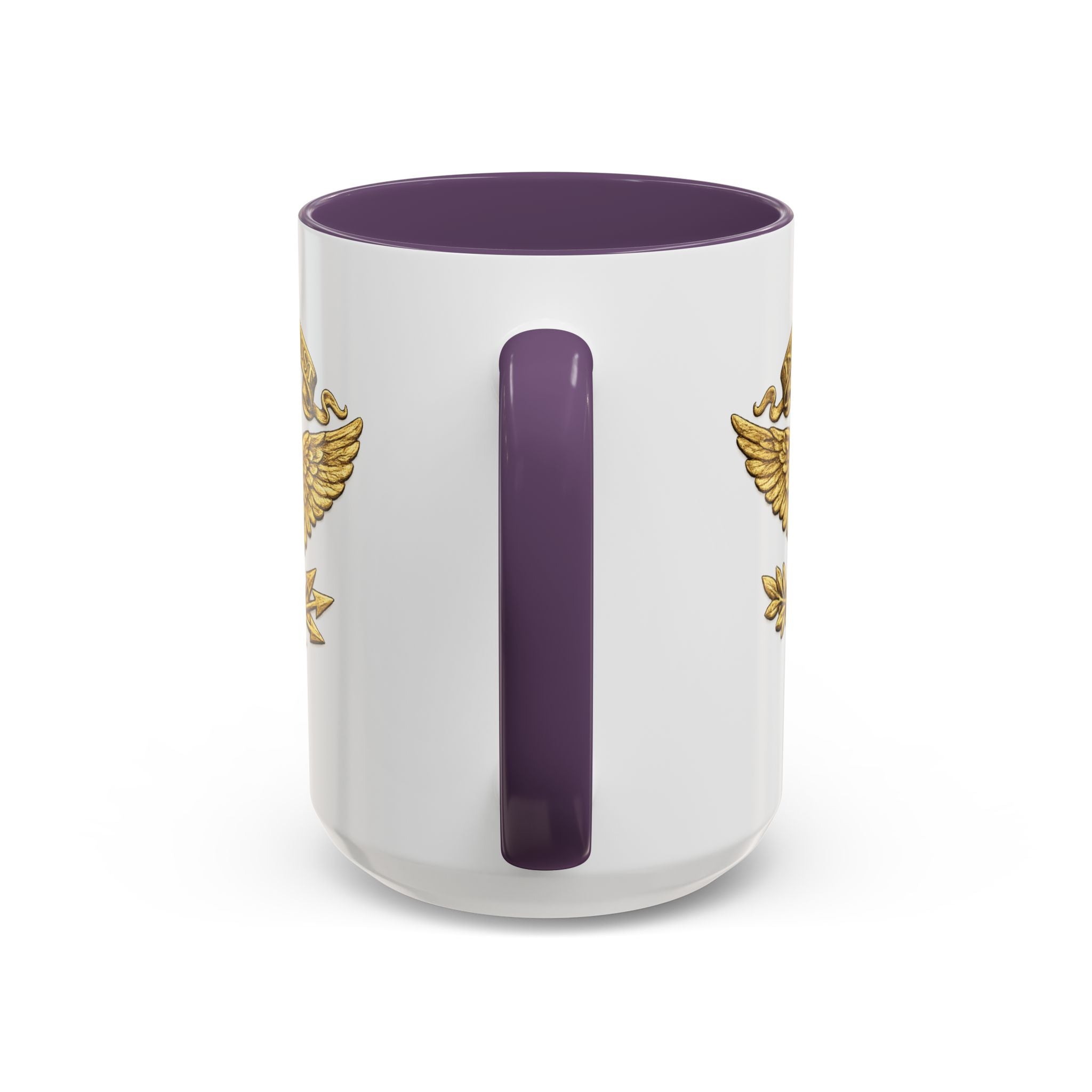 Gold Eagle 'In God We Trust' Accent Coffee Mug — Patriotic 11/15oz