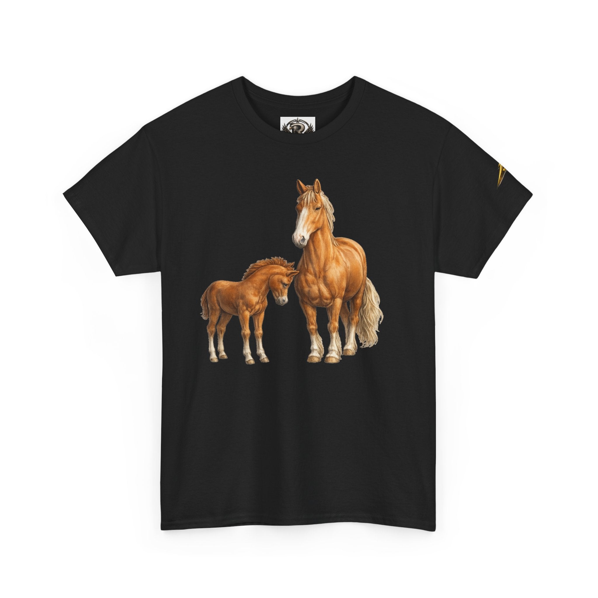 Horse & Foal Illustration T-Shirt