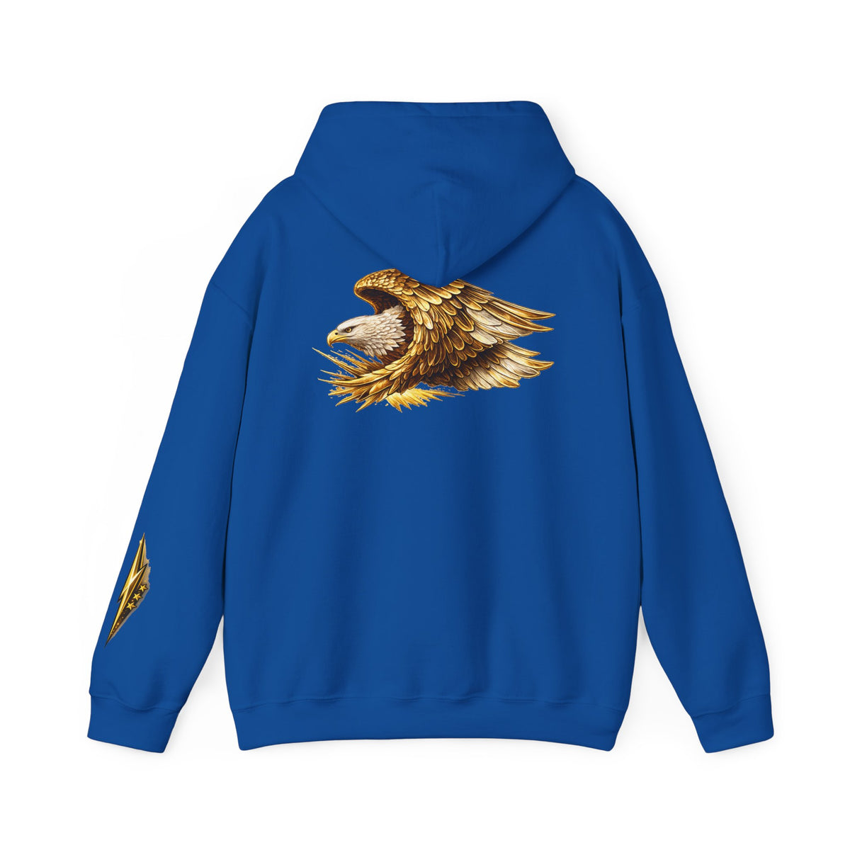 Eagle Wings Hoodie — Golden Bald Eagle Graphic Pullover