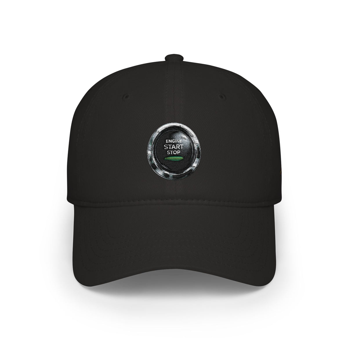 Low Profile Baseball Cap Start Stop— Casual Dad Hat