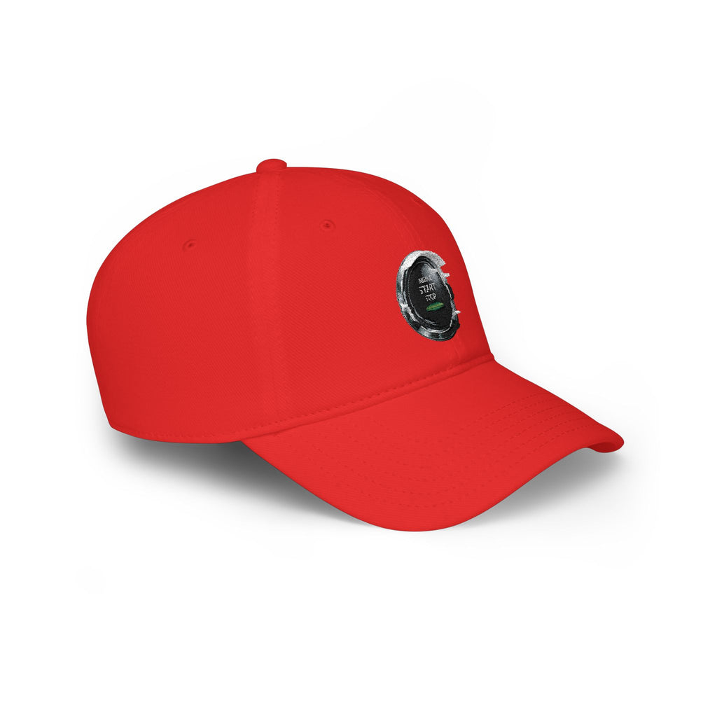 Low Profile Baseball Cap Start Stop— Casual Dad Hat